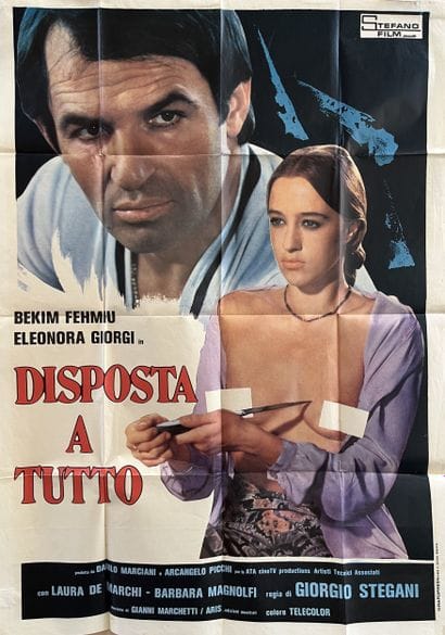 DISPOSTA A TUTTO Giorgio Stegani 1977 100x140...