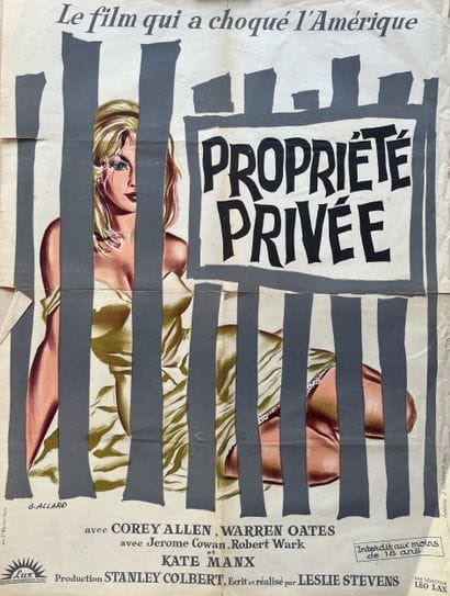 PRIVATE PROPERTY Leslie Stevens 1960 60x80cm...