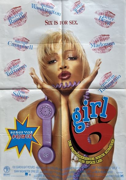 GIRL SIX Spike Lee 1996 60x84cm German poster...