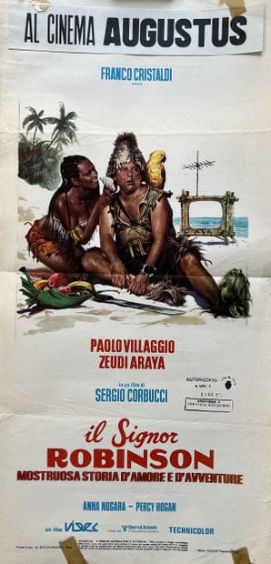 IL SIGNOR ROBINSON Sergio Corbucci 1976 33x70cm...