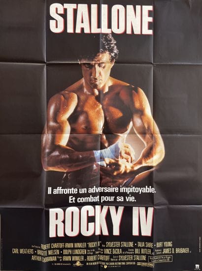 ROCKY 4 Sylvester Stallone 1985 120x160 cm...