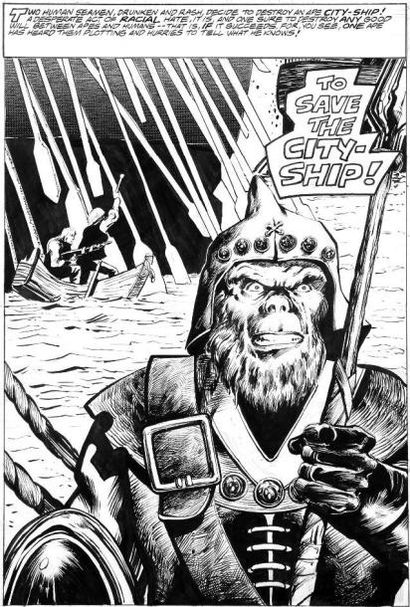 WENZEL David. (Né en 1950)
«Planet of the...
