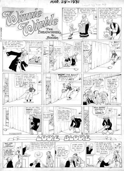 BRANNER Martin. (1888-1970)
«Winnie Winkle»....