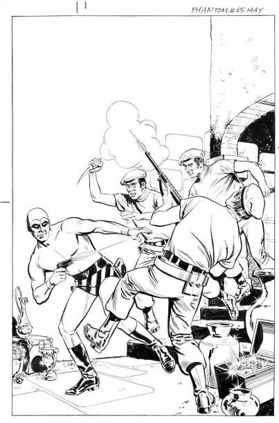 BOLLE Frank. (Né en 1924)
«Phantom». Encre...