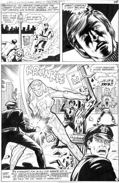 ORTIZ. «Karate Kid»
Encre de Chine pour la...