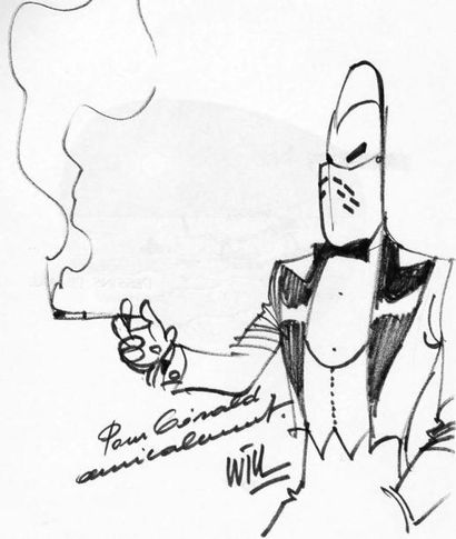 WILL
«Tif et Tondu». Avec dessin original....