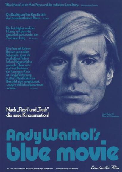 BLUE MOVIE Réalisé par Andy WARHOL en 1969...