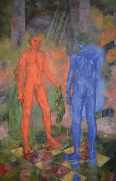 Calum FRASER (1956)
L'homme rouge et l'homme...
