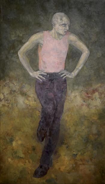 Calum FRASER ( 1956)
Figure with pink vest...