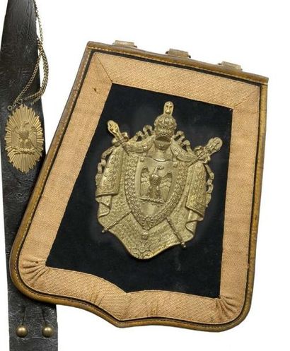 Sabretache de grande tenue des guides de...