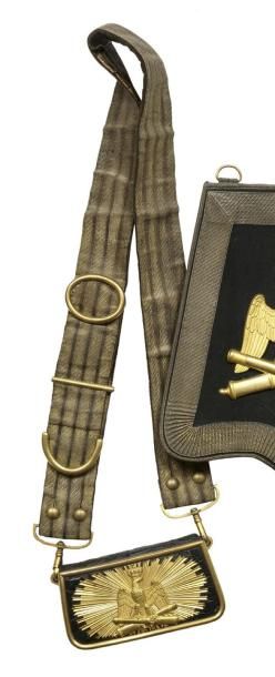 Giberne d'officier de l'artillerie de la...