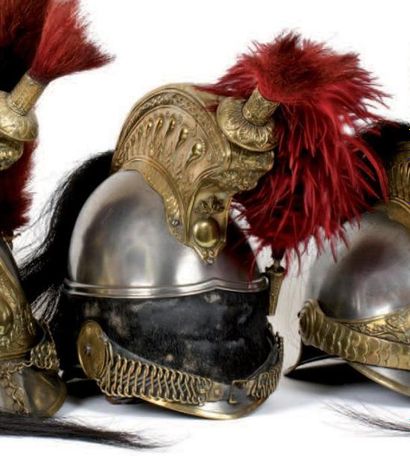 Casque de troupe de cuirassiers. (Mle 1845)...