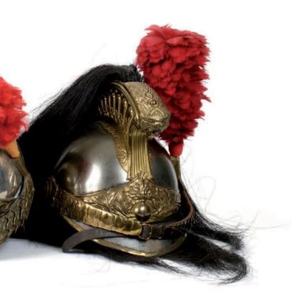 Casque de troupe de dragons. (Mle 1873) Marqué...