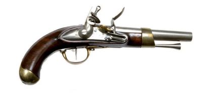Pistolet de cavalerie. (Mle an 13) Platine...