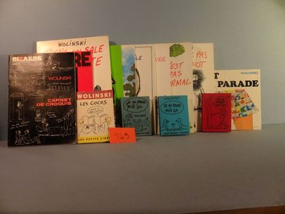 WOLINSKI
Lot de 14 albums Carnets de croquis...