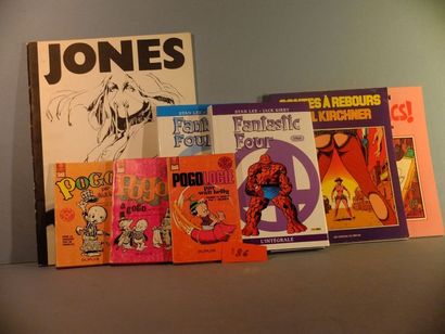 Lot de 9 albums dont Walt Kelly Jones: 30...