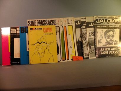 Lot de 17 revues françaises Bizarre (EO TBE):...