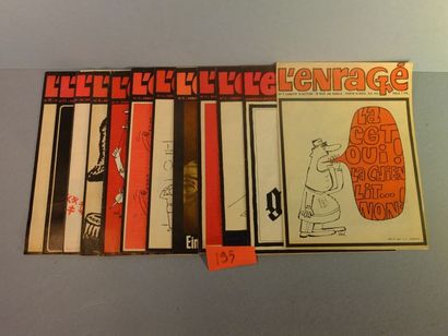 L'Enragé: Lot de 12 revues 1 à 12 (collection...
