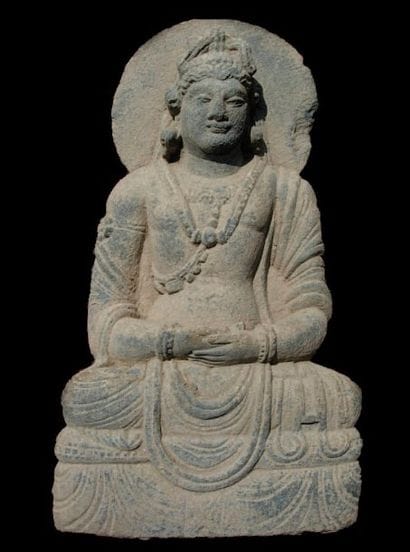 Bodhisattva Siddhârta. En méditation. En...