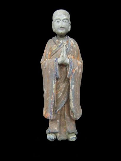 YUAN (1279 - 1368)
Lohan debout, portant...
