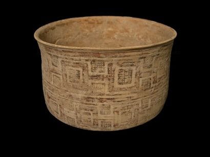 Bol. En terre cuite. D : 14.5 cm
