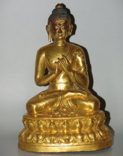 TIBET - NEPAL
Bouddha assis en méditation,...