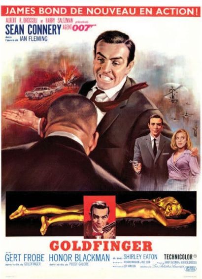 GOLDFINGER HAMILTON Guy - 1964 MASCII - 120x160cm...