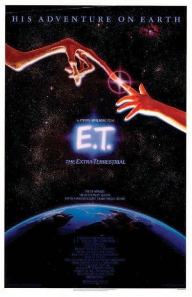 E.T. SPIELBERG Steven - 1982 U.S. - 70x105cm...