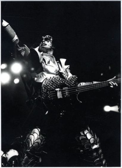 KISS Photo par KEN REGAN Tirage sur cartoline,...