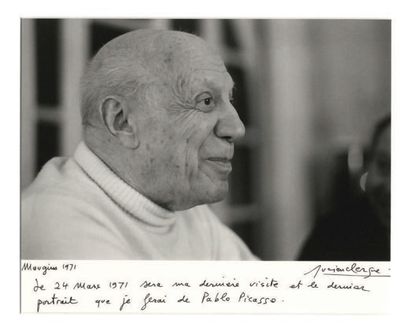 LUCIEN CLERGUE (1934 - 2014)
Pablo PICASSO...