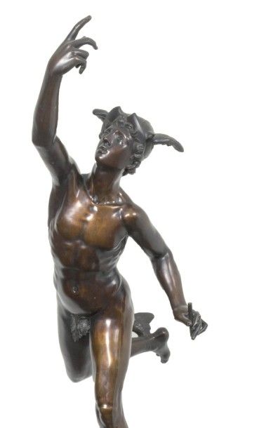 D'après la sculpture de Jean de BOLOGNE
Mercure...