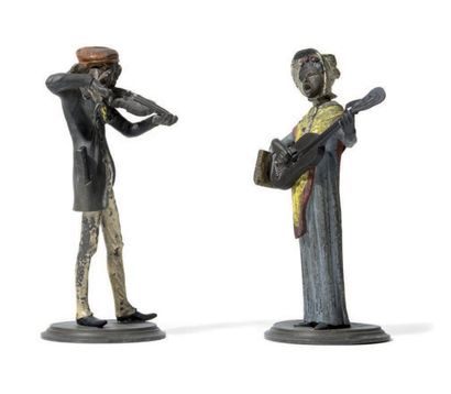 François GEORGES XXe

Paire de bougeoirs...