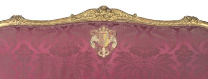 JEANSELME
Mobilier de salon en bois richement...