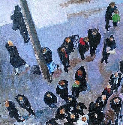 HERVÉ Isabelle
Point de rencontre.
Acrylique...