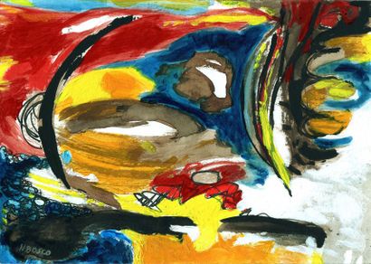 BOSCO Nathalie
Sans titre.
Encres et acrylique...
