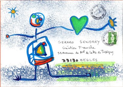 GUALLINO Patrick
Sans titre.
Enveloppe Mail-Art.
Technique...