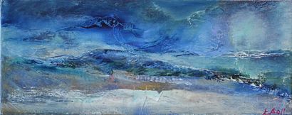 SOLL Tatiana
Arbre, saison 1, sous la vague.
Huile...