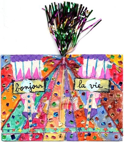 MOREL Marie
Bonjour la vie.
Enveloppe Mail-Art...