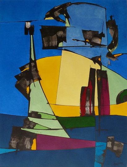 SIERRA Arturo
Bon vent.
Encre sur papier...