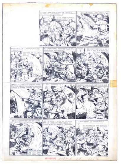LE RALLIC
«David Crockett»
Encre de Chine...