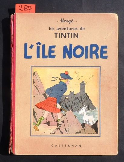 HERGÉ
«L'Ile Noire».
Casterman 1941. Album...
