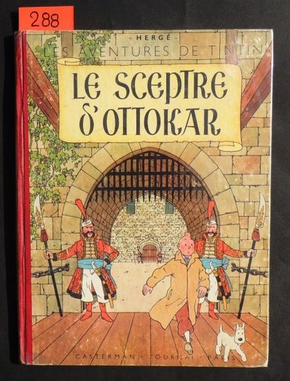 HERGÉ
«Le Sceptre d'Ottokar».
Casterman 1947....