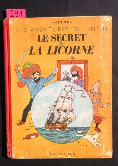 HERGÉ
«Le Secret de la Licorne».
Casterman...