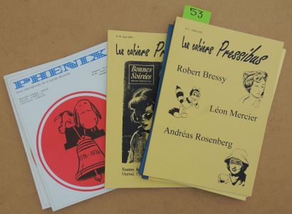 LES CAHIERS PRESSIBUS.
Lot des n° 1, 3, 5,...