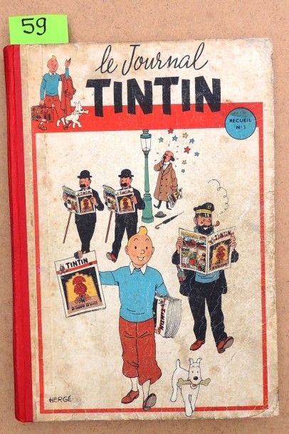 TINTIN (Le Journal). Album n°1.
Edition française....