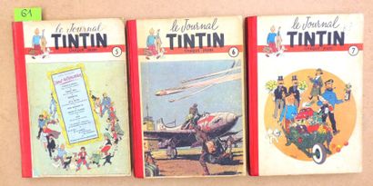 TINTIN (Le Journal). Albums 5, 6, 7.
Edition...