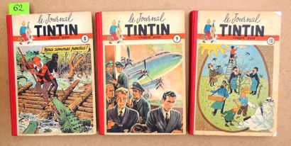 TINTIN (Le Journal). Albums 8, 9, 10.
Edition...