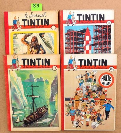 TINTIN (Le Journal). Albums 11 à 14.
Edition...