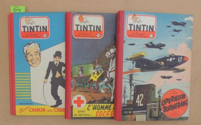 TINTIN (Edition française). Albums 15, 16,...