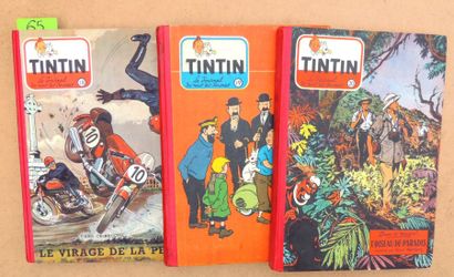 TINTIN (Edition française). Albums 18, 19,...